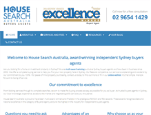 Tablet Screenshot of housesearchaustralia.com.au